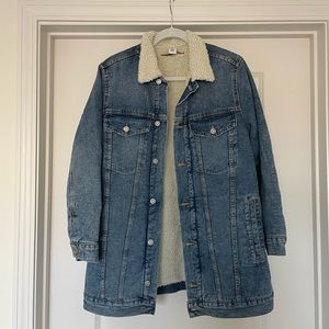 Sherpa Denim Coat